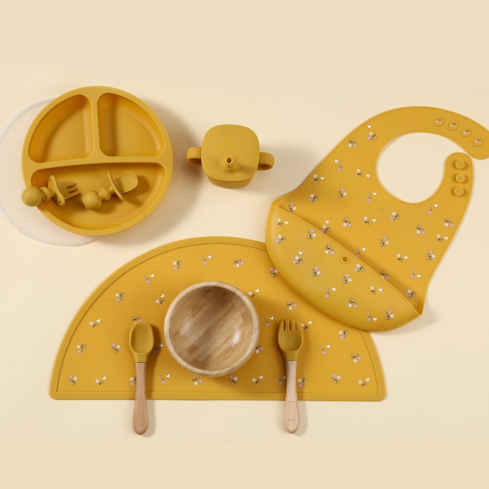 Baby Sillicone Feeding Set Printed