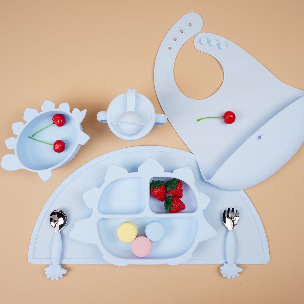 Learn To Eat Silicone Baby Feeding Set