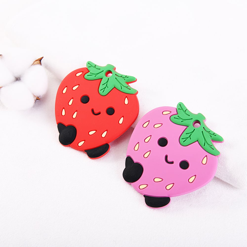 Strawberries  Fruit Baby Teether