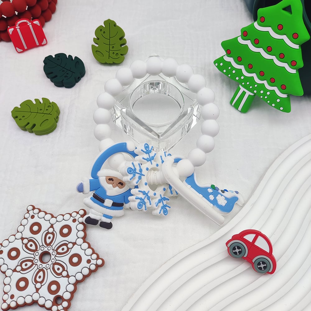 Baby Silicone Teether Ring Toy