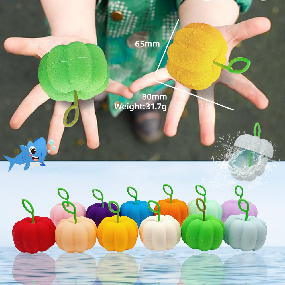 Manufacturer Silicone Pool Beach Summer Water Toys Refillable Water Bomb Reusable Water Balloons for kids Outdoor Games