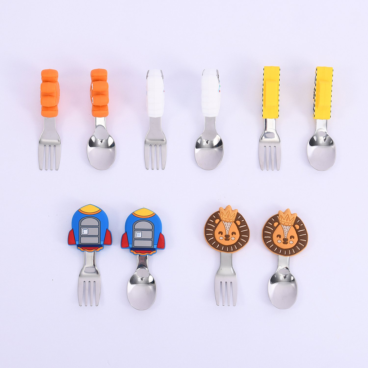 Stainless Kids Spoon And Fork Set