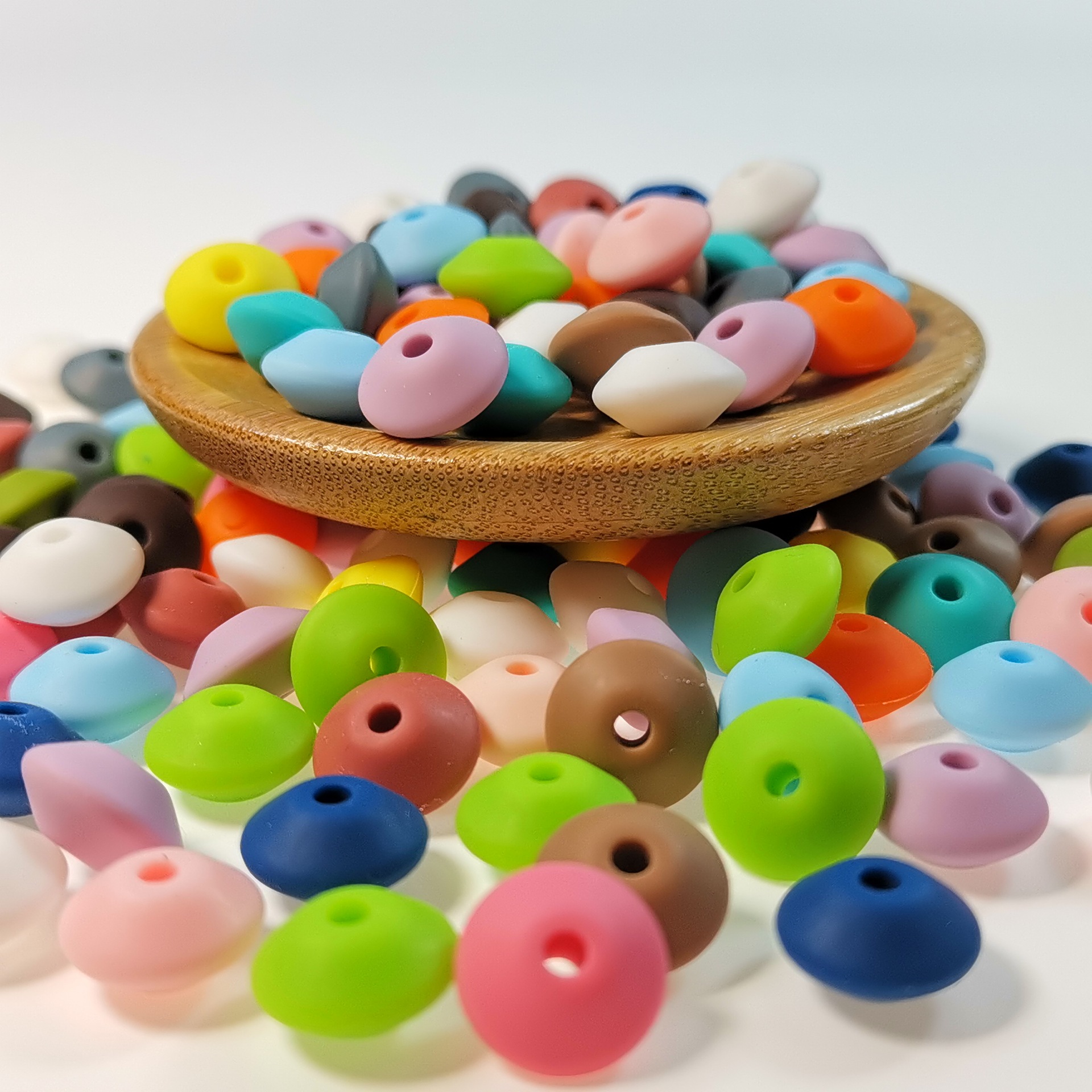 Wholesale Silicone Lentil Beads