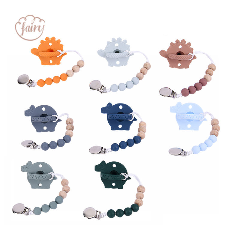 New Custom Logo Baby Animal Silicone PacifierFor 0-24 Months