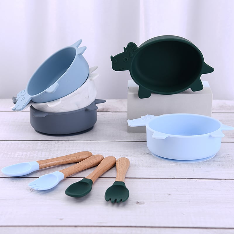 Feeding Bowl Custom Silicone Baby Suction Bowl