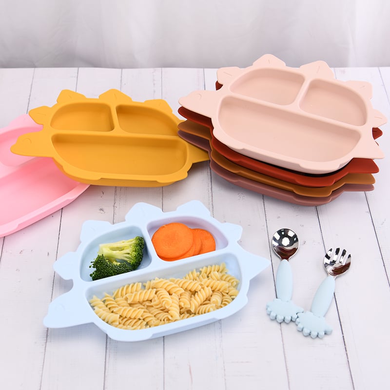 No Suction Silicone Plate For Kids