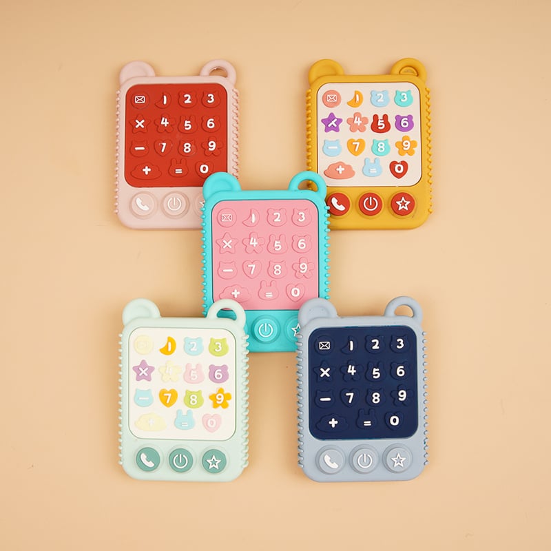 Cell Phone Silicone Baby Teether