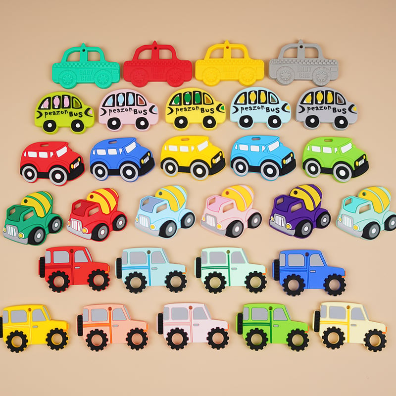 Car Truck Silicone Baby Teether