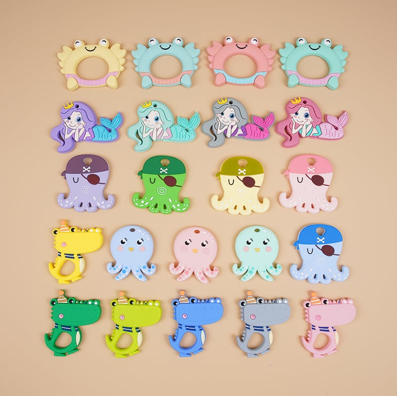 Dinosaur Silicone Baby Teether