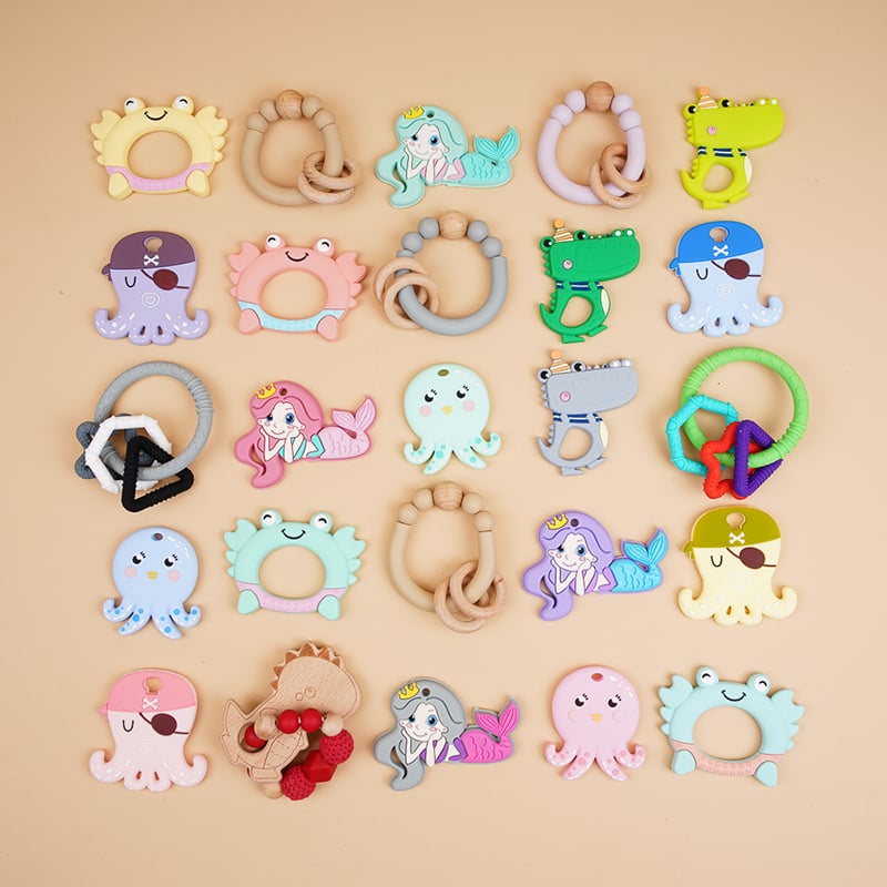 Animal-shaped Silicone Baby Teether