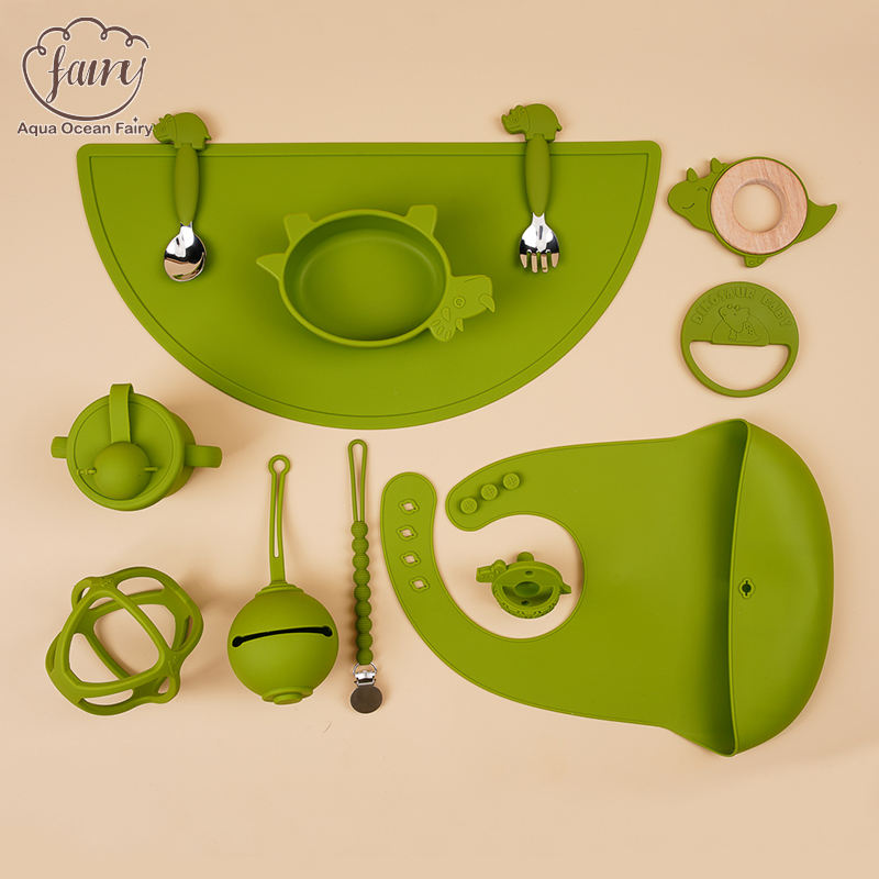 New Designs 2024 Cute Animal Baby Weaning Feeding Set for 6-12Months