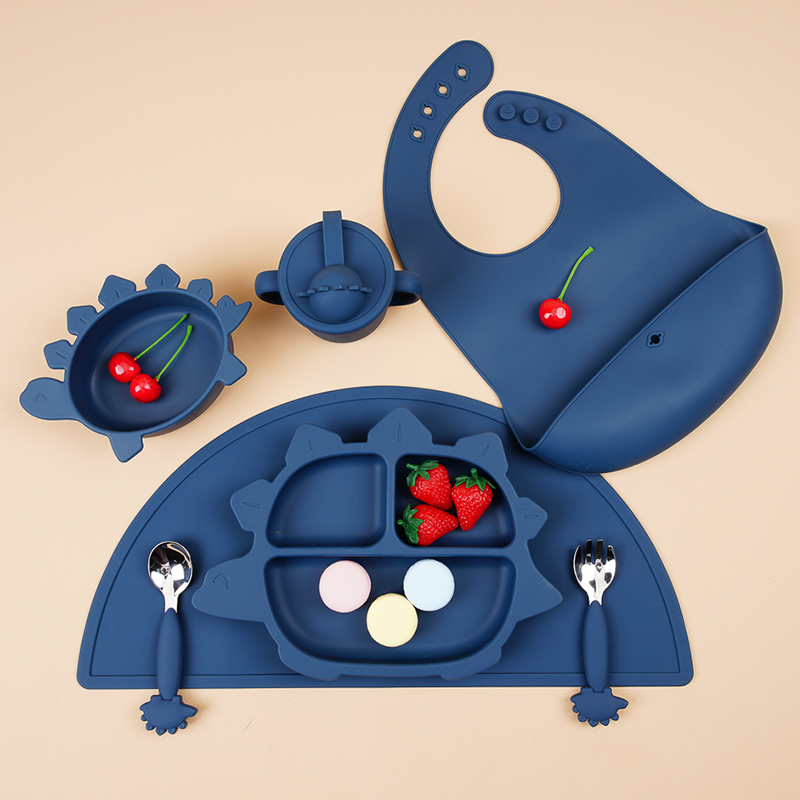 Learn To Eat Silicone Baby Feeding Set