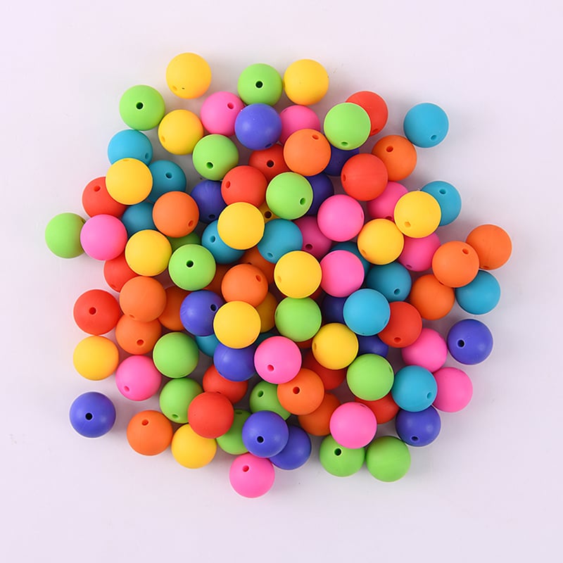 12mm Silicone Beads