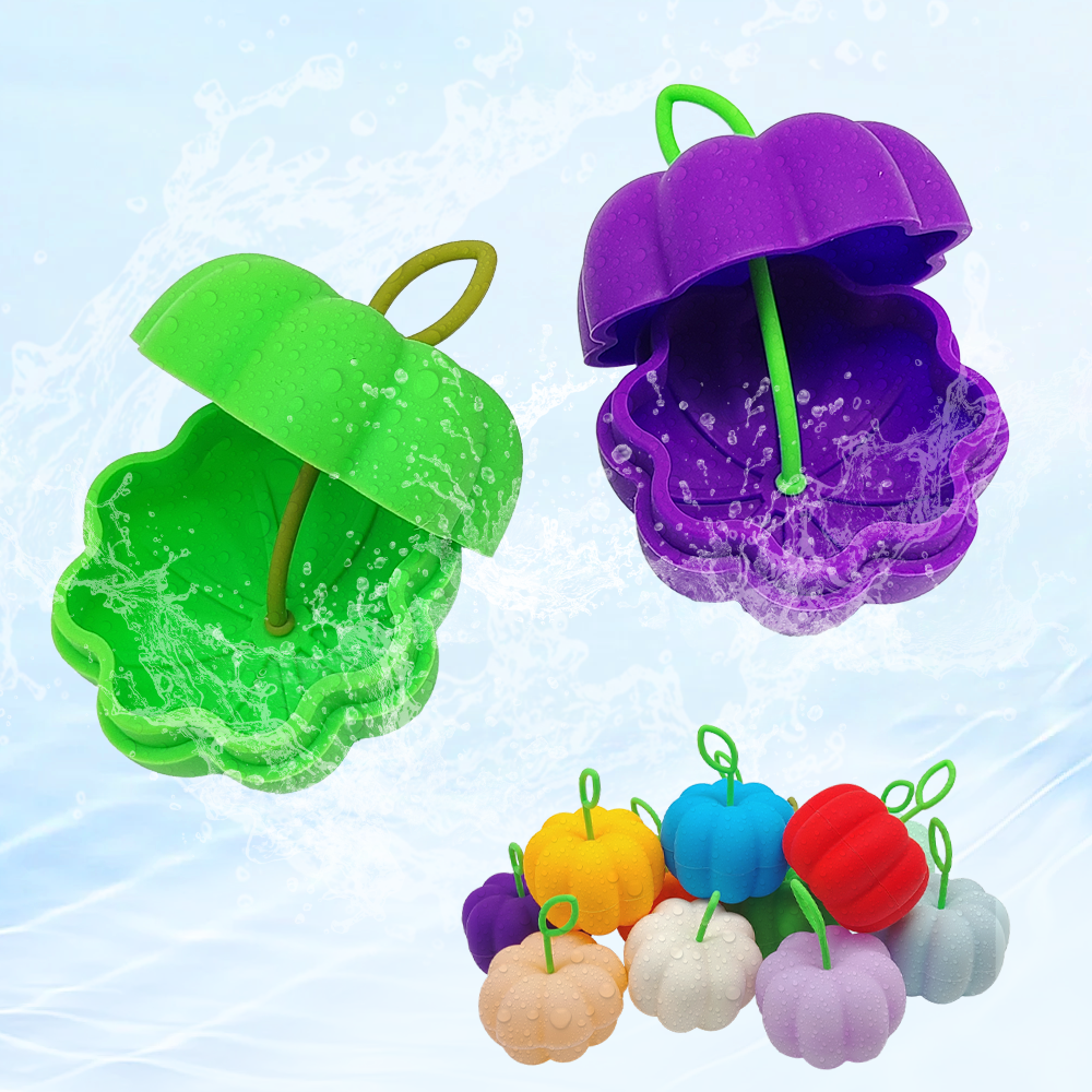 Custom Silicone Pool Beach Bath Toys Reusable Water Balloons Fast Refillable Kids Children Water Fight Game for Summer Party